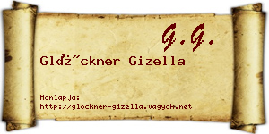 Glöckner Gizella névjegykártya