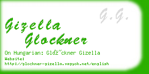 gizella glockner business card